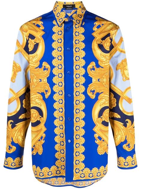 versace heritage fit|Shop Versace Informal Heritage Shirt .